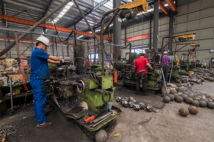 盘锦网架配件车间